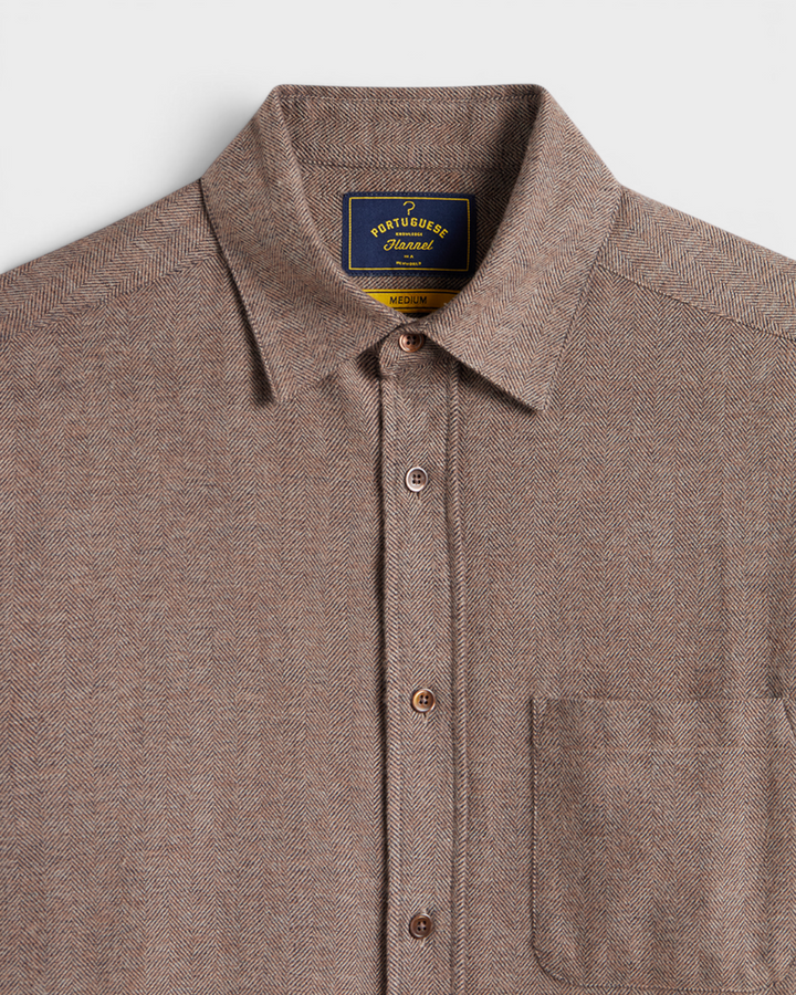Espiga Flannel Shirt Brown
