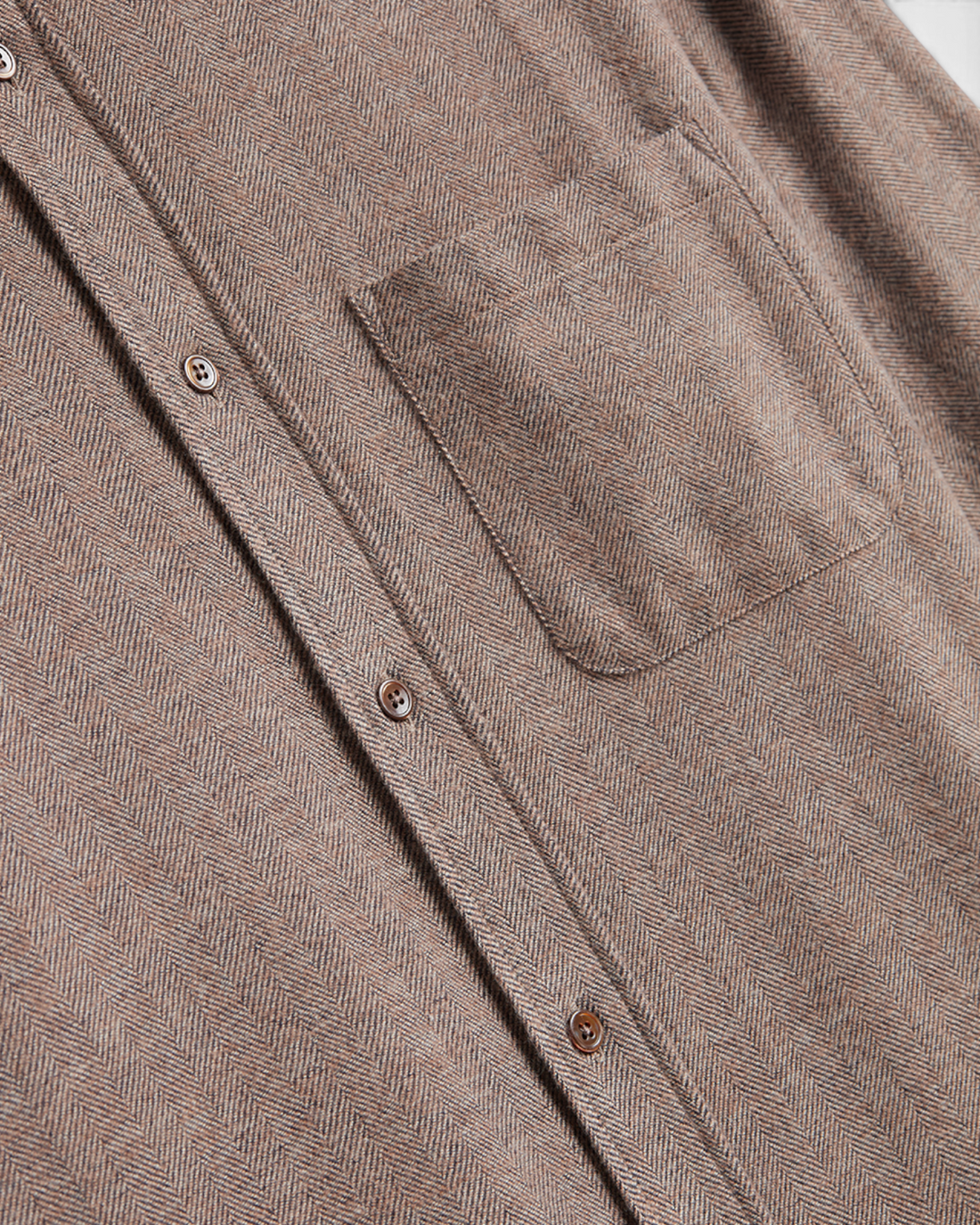 Espiga Flannel Shirt Brown