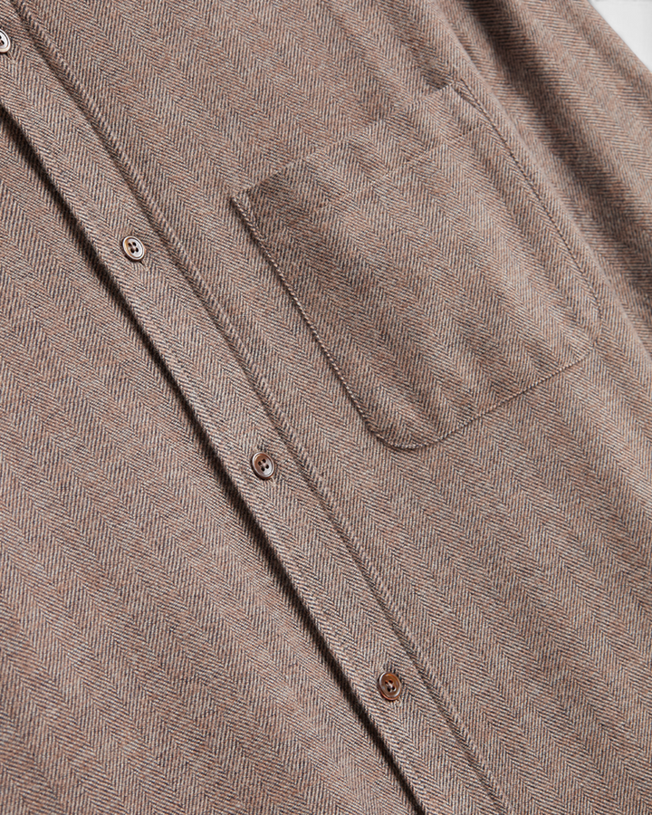 Espiga Flannel Shirt Brown