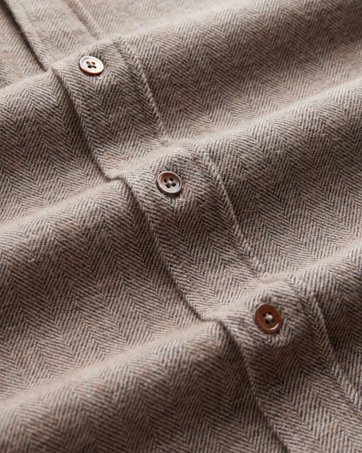 Espiga Flannel Shirt Brown