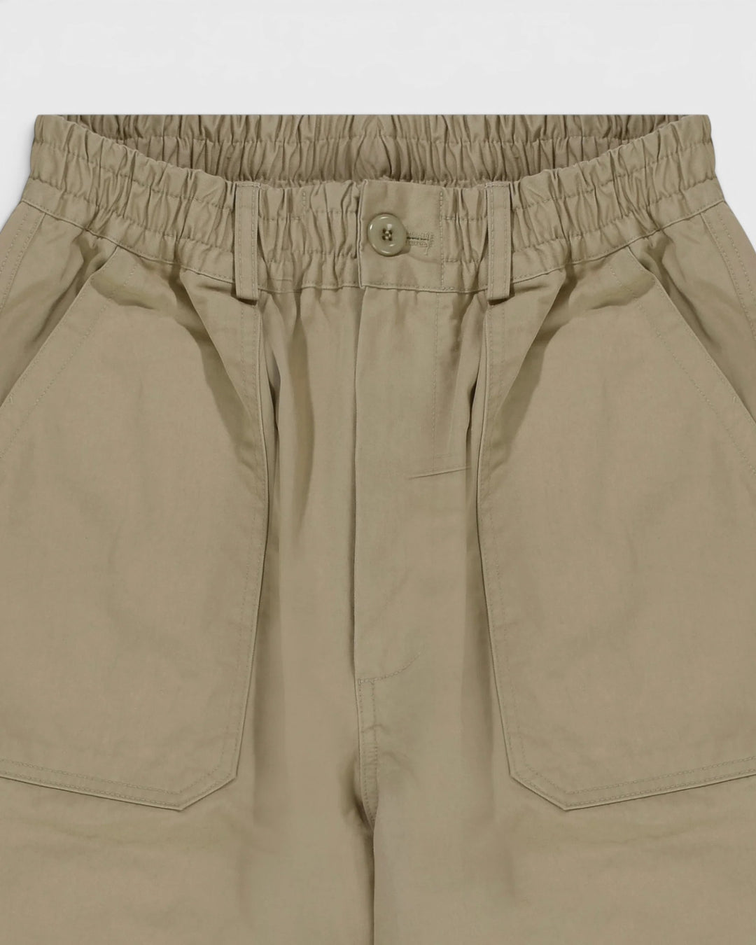 One Tuck Wide Fatigue Pants Beige