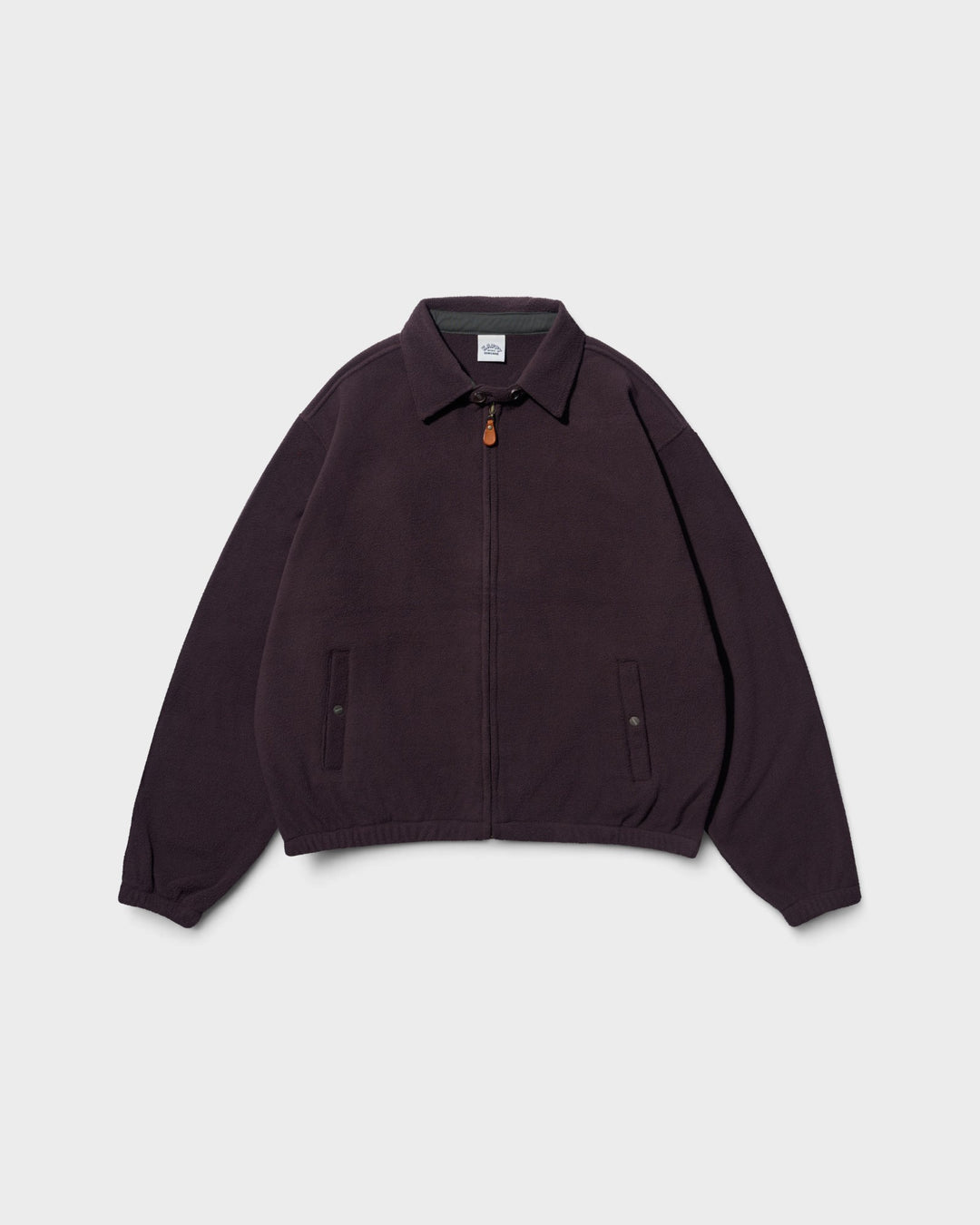 Fleece Bomber Jacket Brown