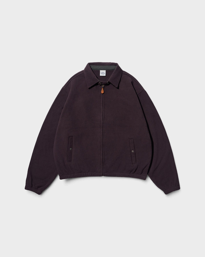 Fleece Bomber Jacket Brown