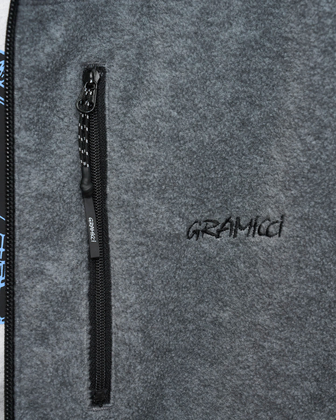 Thermal Fleece Reversible Jacket Heather Grey