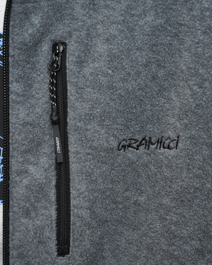 Thermal Fleece Reversible Jacket Heather Grey