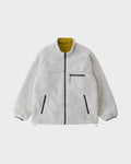 Reversible Sherpa Jacket Natural/Chartreuse
