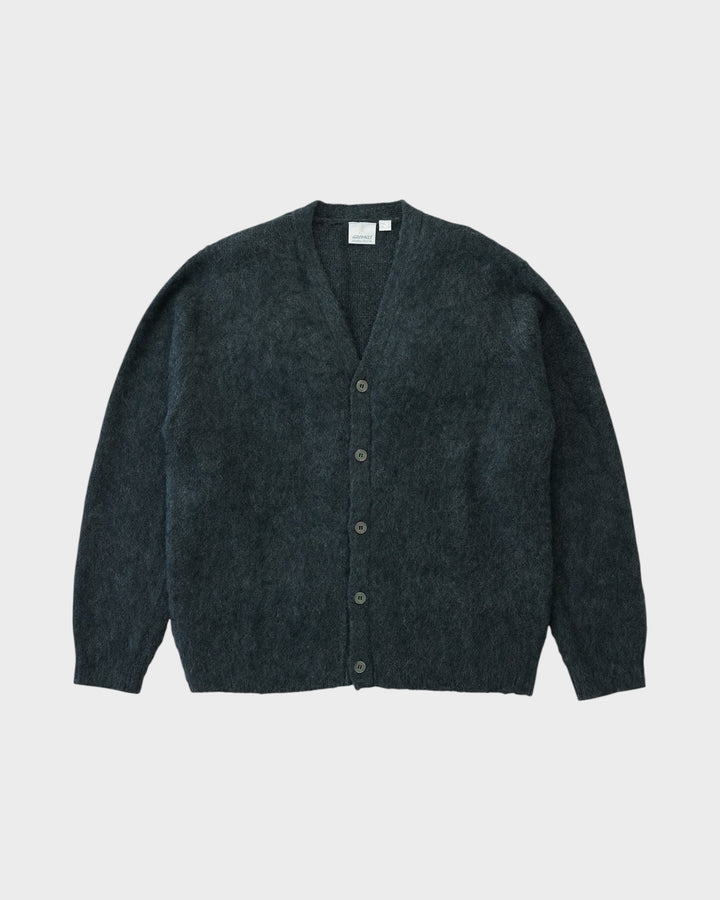 Mohair Cardigan Charcoal