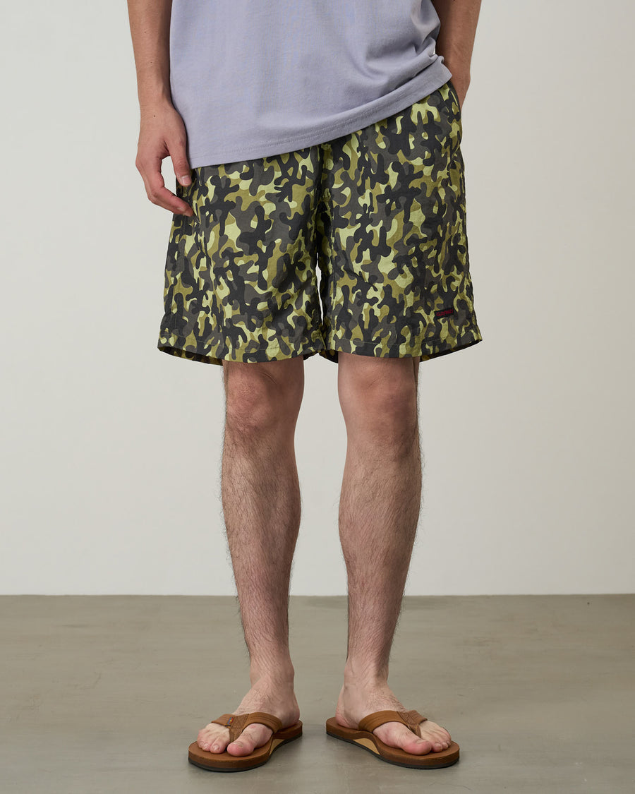 Nylon Reef Short Olive Camo