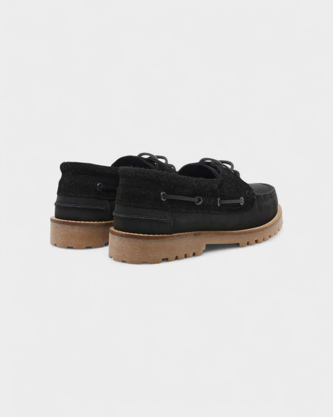 Ollie Boat Shoe Black Nubuck