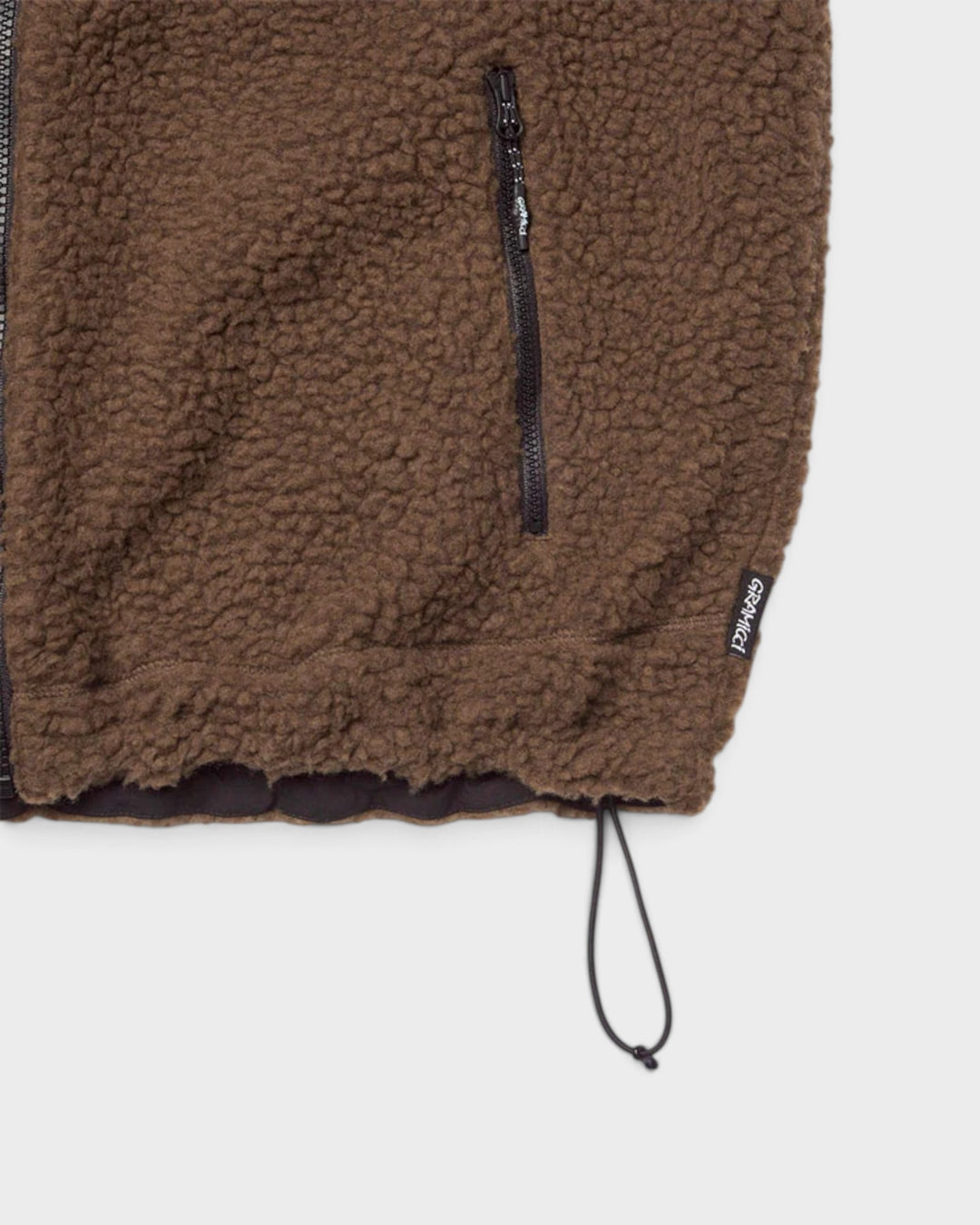 Gramicci Reversible Sherpa Jacket Dark Brown/Black - vue 6