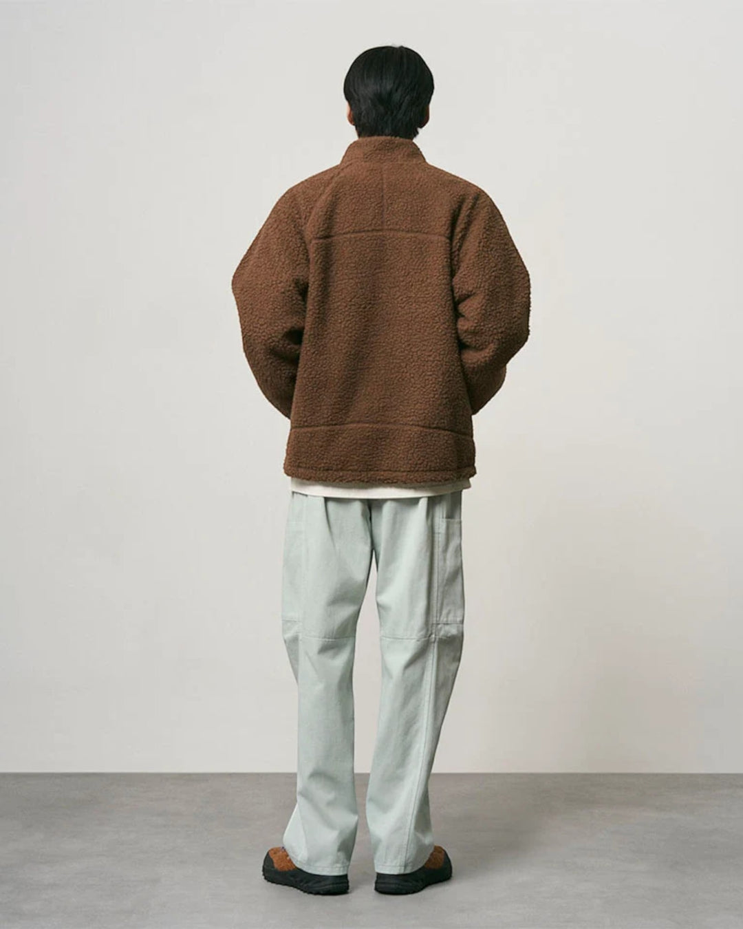 Gramicci Reversible Sherpa Jacket Dark Brown/Black - vue 10
