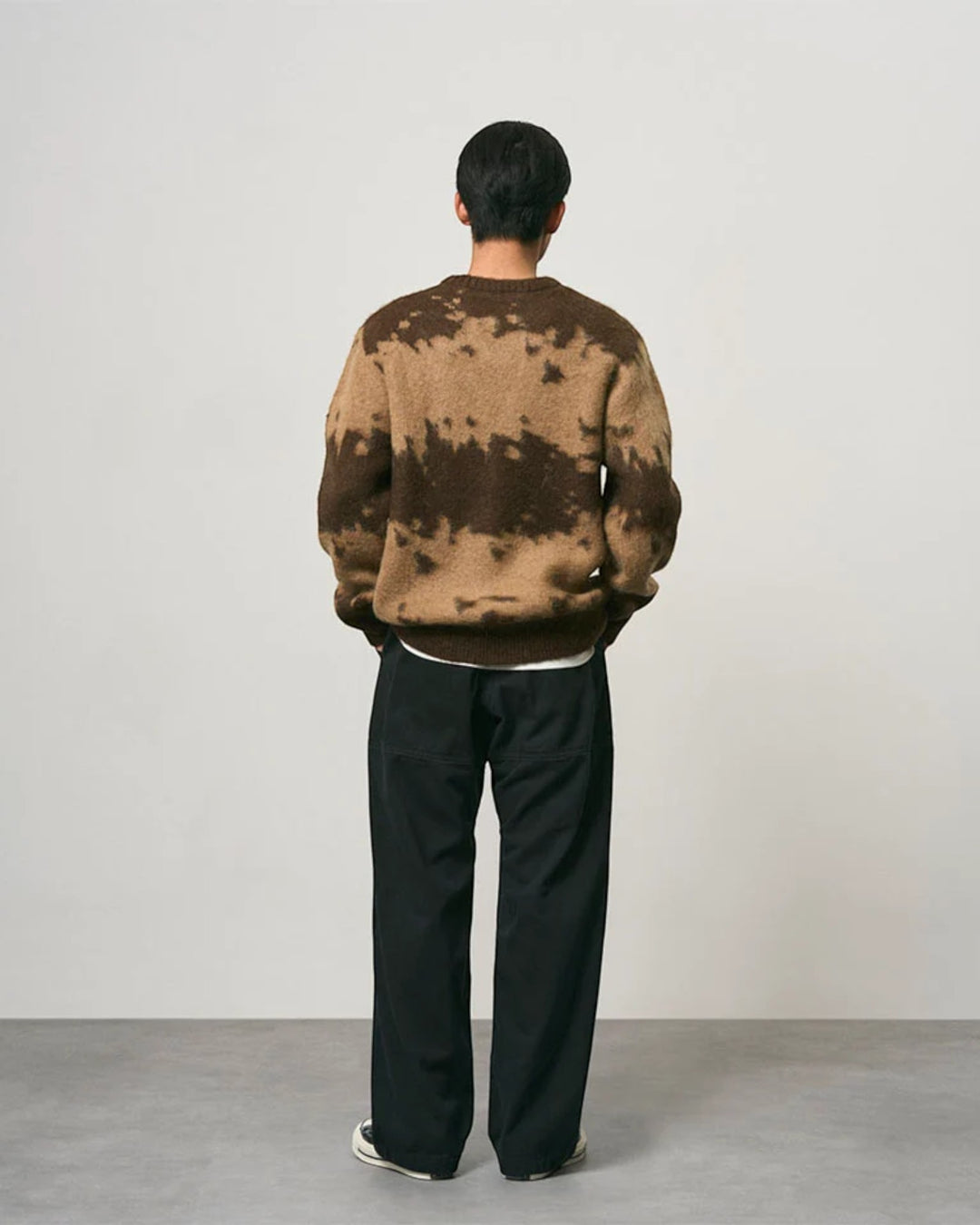Gramicci Mohair Splatter Sweater Taupe Splatter - vue 4