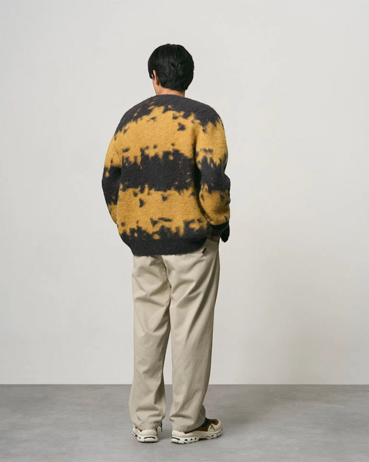 Gramicci Mohair Splatter Cardigan Safron Splatter - vue 5