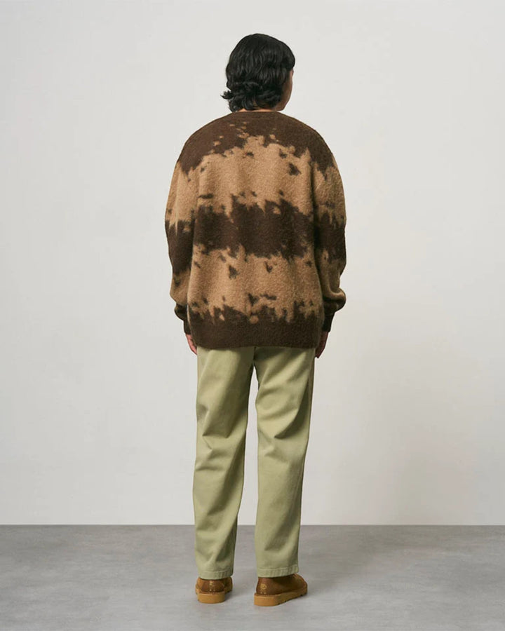 Gramicci Mohair Splatter Cardigan Taupe Splatter - vue 4