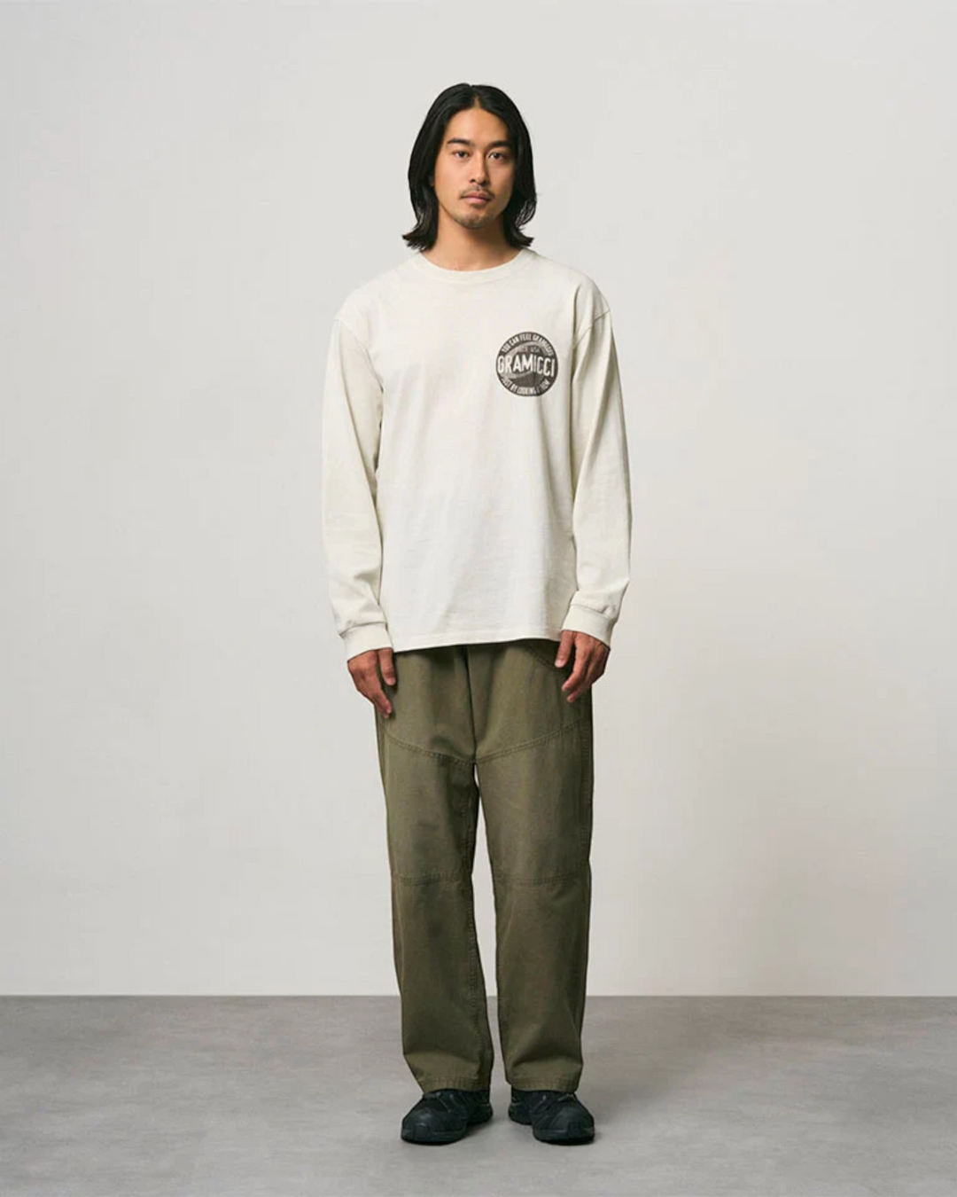 Gramicci Hemp Canvas Double Knee Pant Burnt Olive Pigment - vue 3