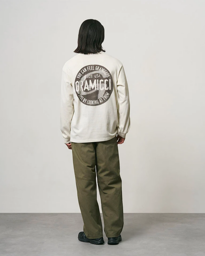 Gramicci Hemp Canvas Double Knee Pant Burnt Olive Pigment - vue 4
