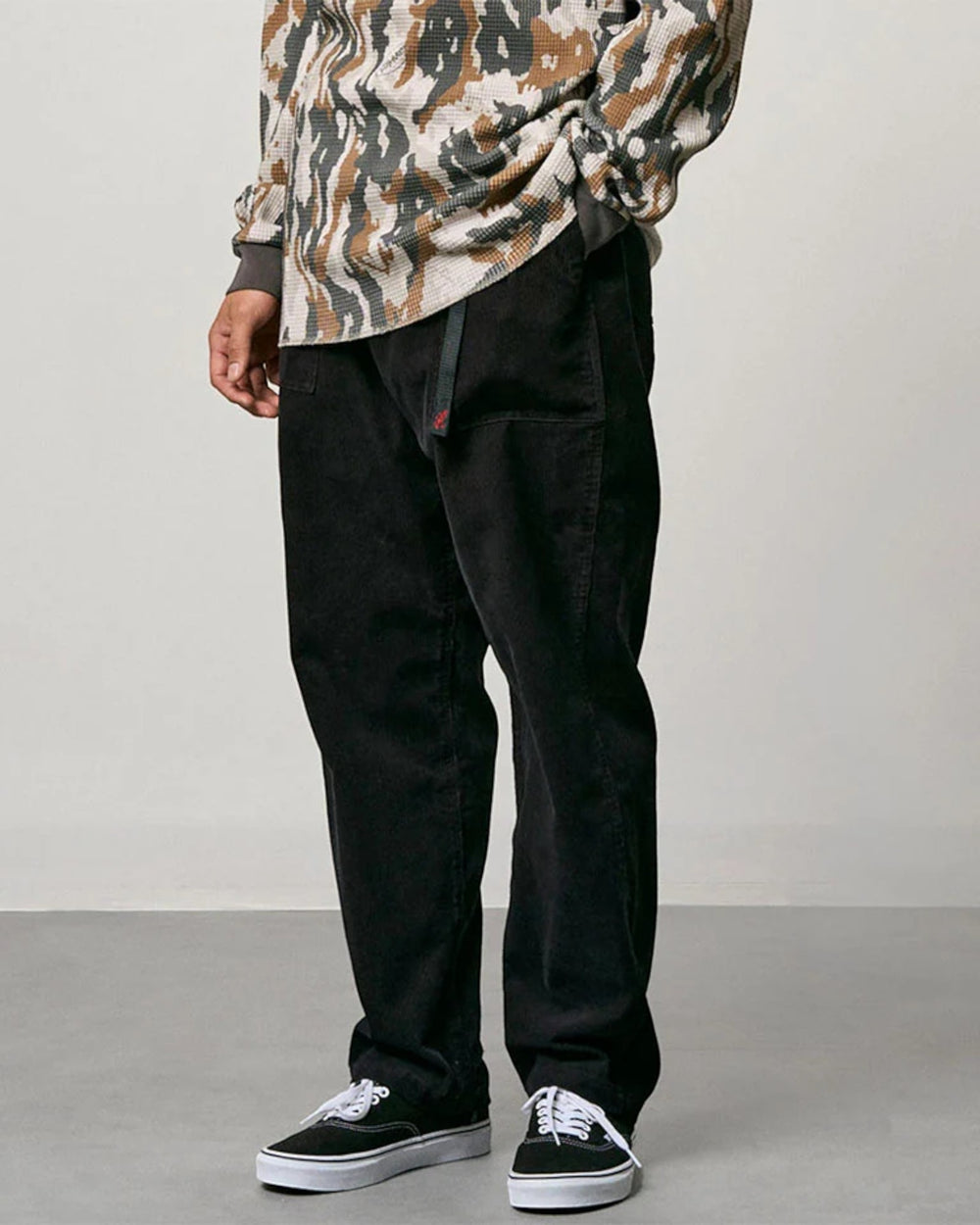 Gramicci Corduroy Loose Tapered Ridge Pant Black - vue 2