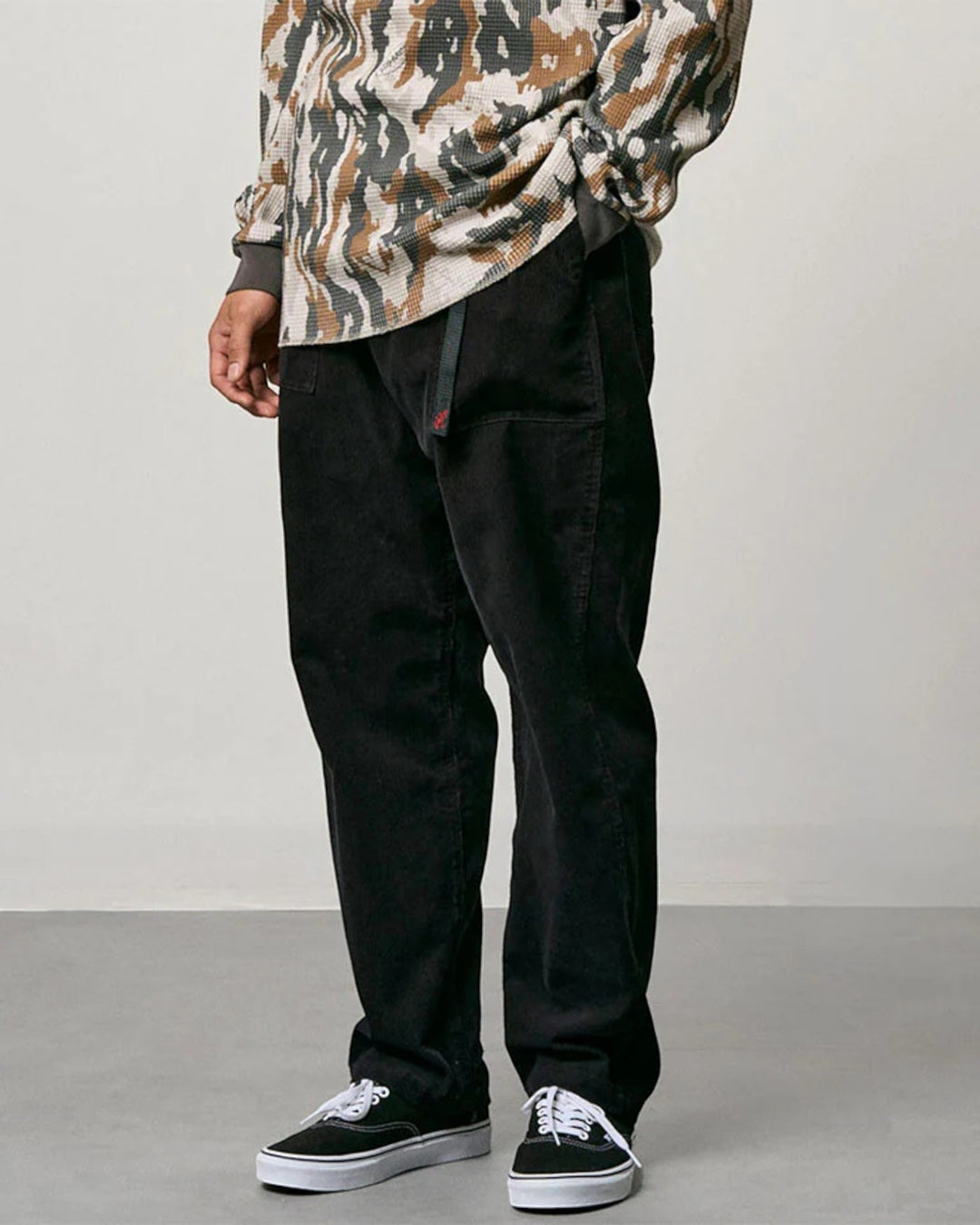 Gramicci Corduroy Loose Tapered Ridge Pant Black - vue 2