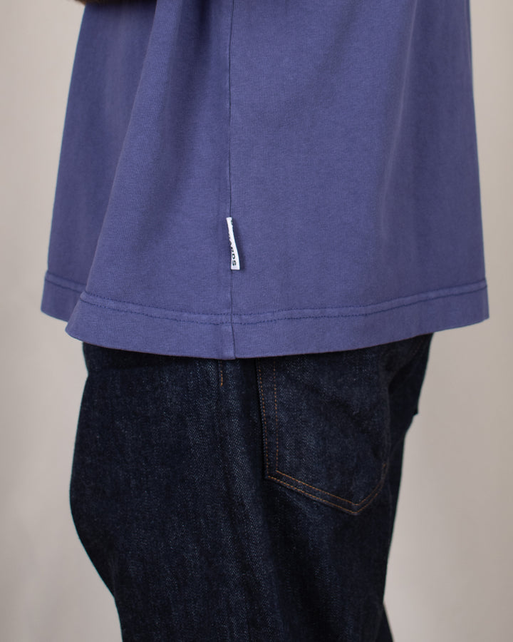 Heavy Oversize Tee Purple Washed