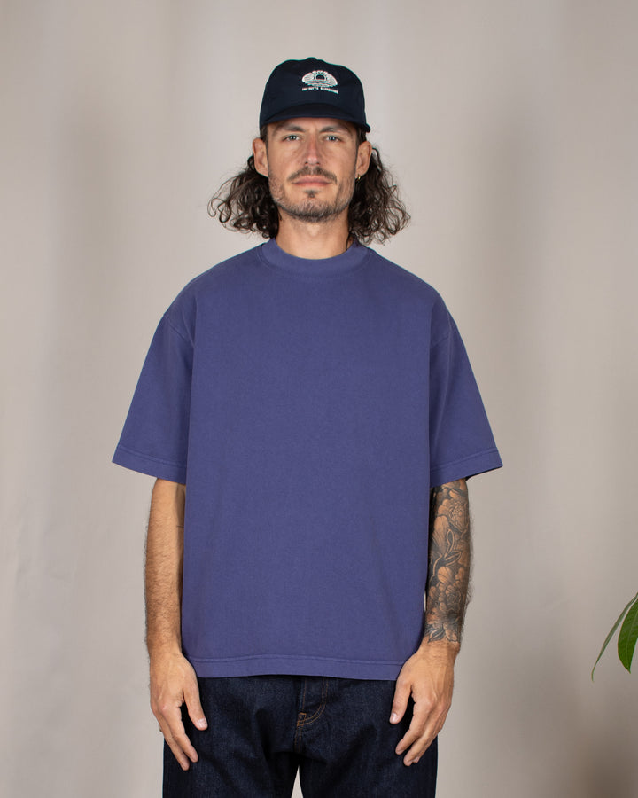 Heavy Oversize Tee Purple Washed