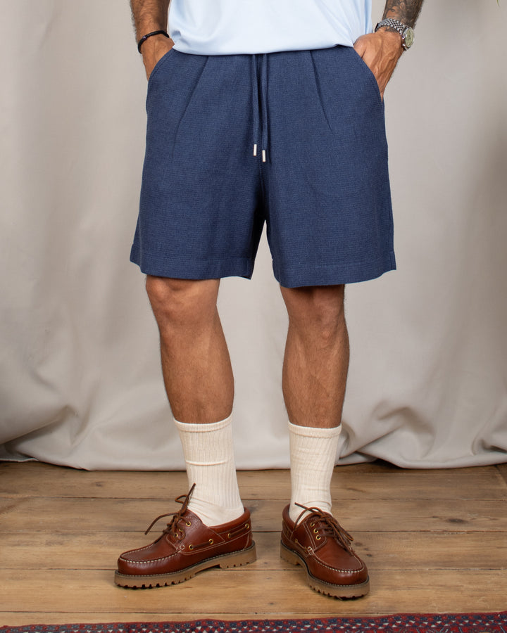 Waffle Bermudas Blue