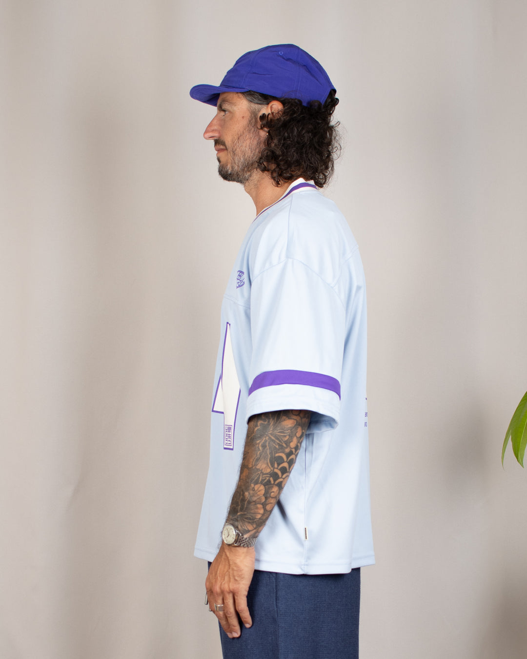 Beam Sports Tee Dusty Blue