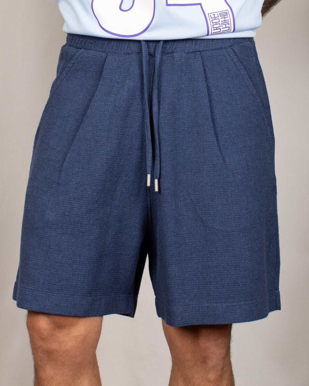 Waffle Bermudas Blue