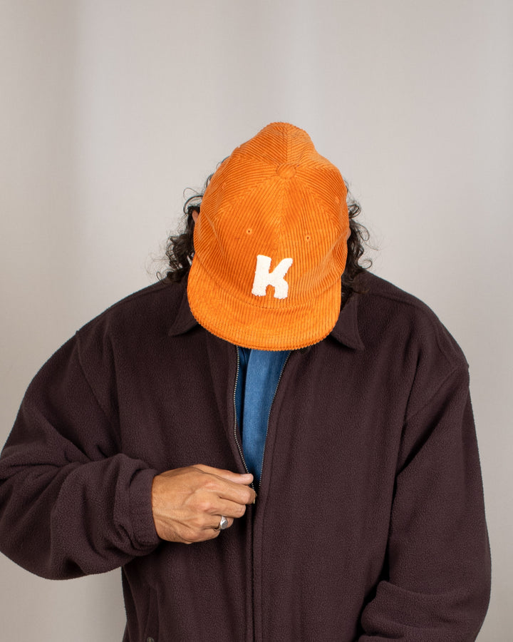 Corduroy Logo Cap Orange