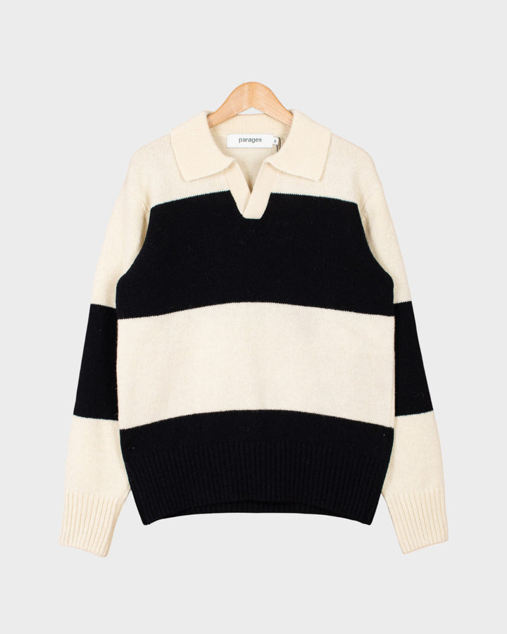 Checkmate Jumper Off-White/Black