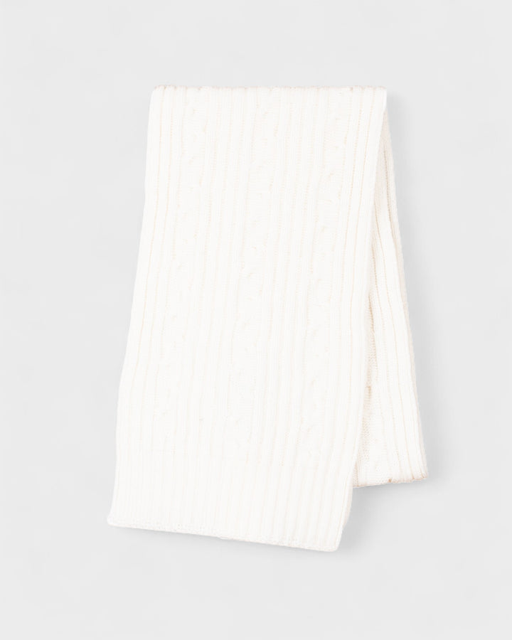 Cables Scarf Off-White