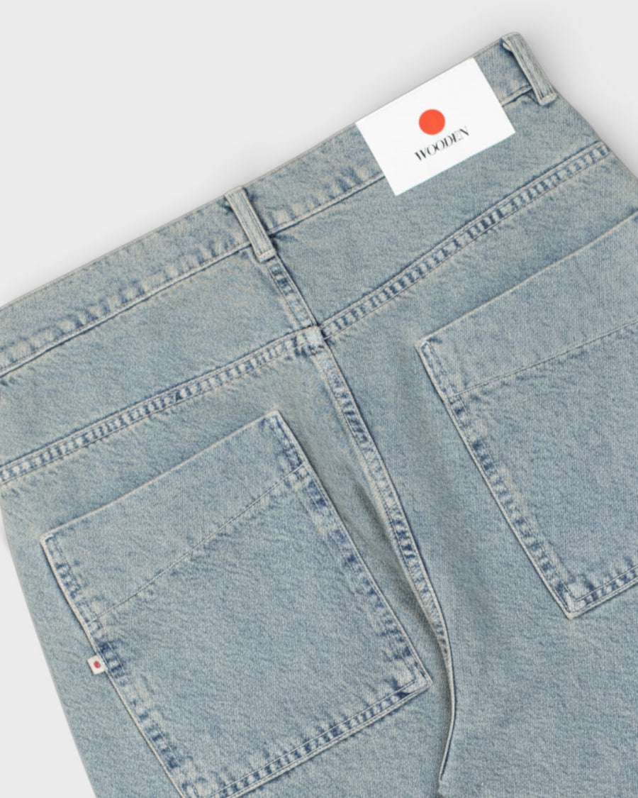 Japan Square Pocket Jeans Dirty Sky