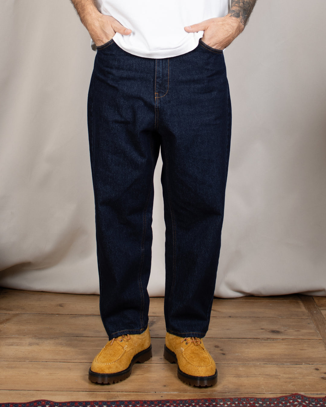 Pete Moc Toe Honey Hairy Suede