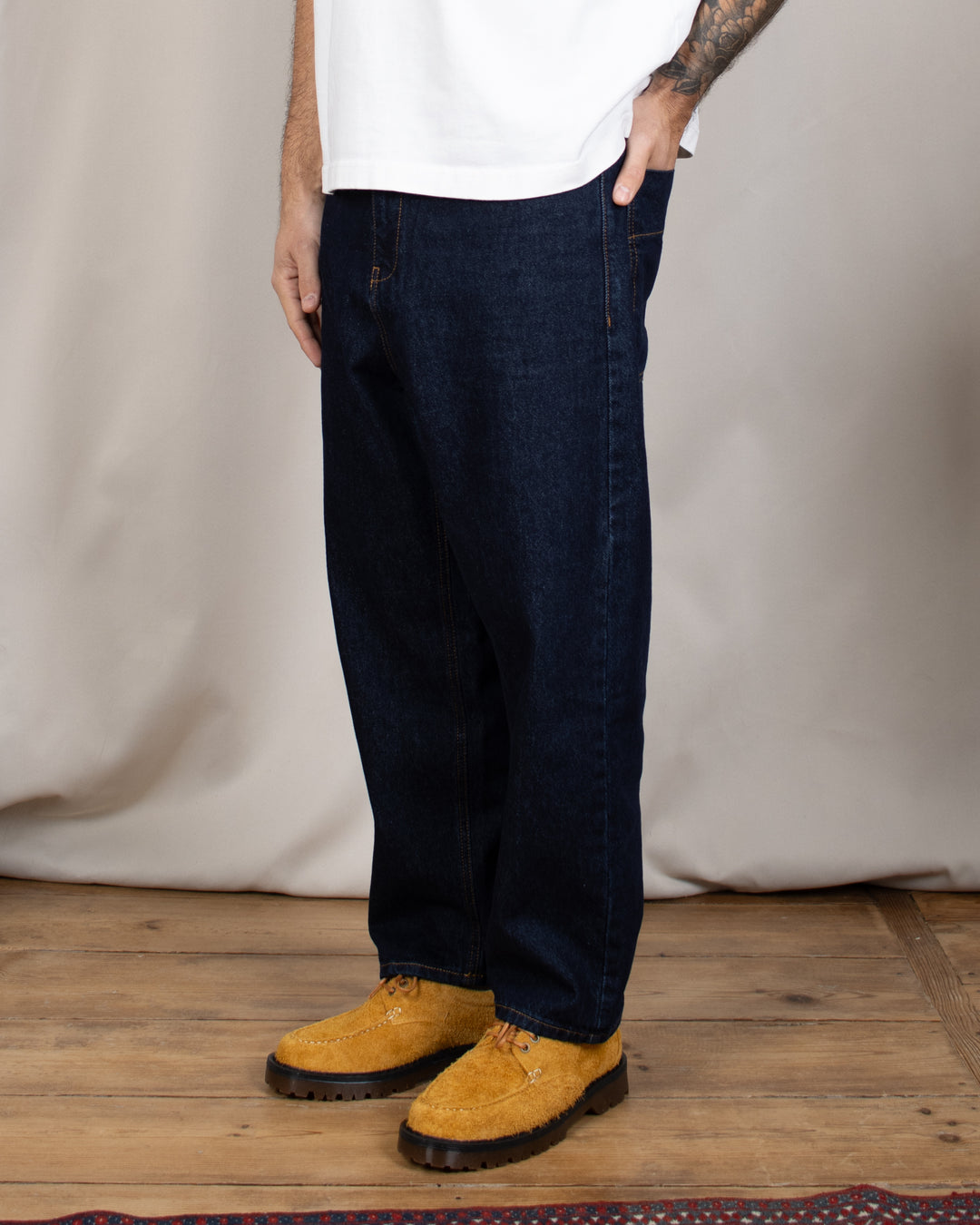 Pete Moc Toe Honey Hairy Suede