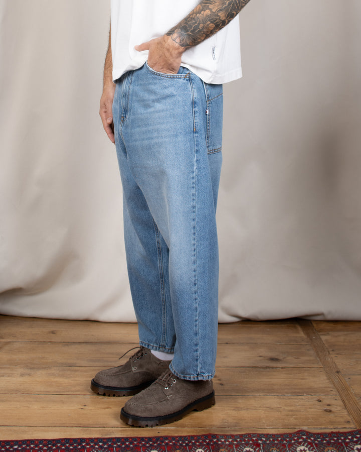 Japan Square Pocket Jeans Cloud Wash