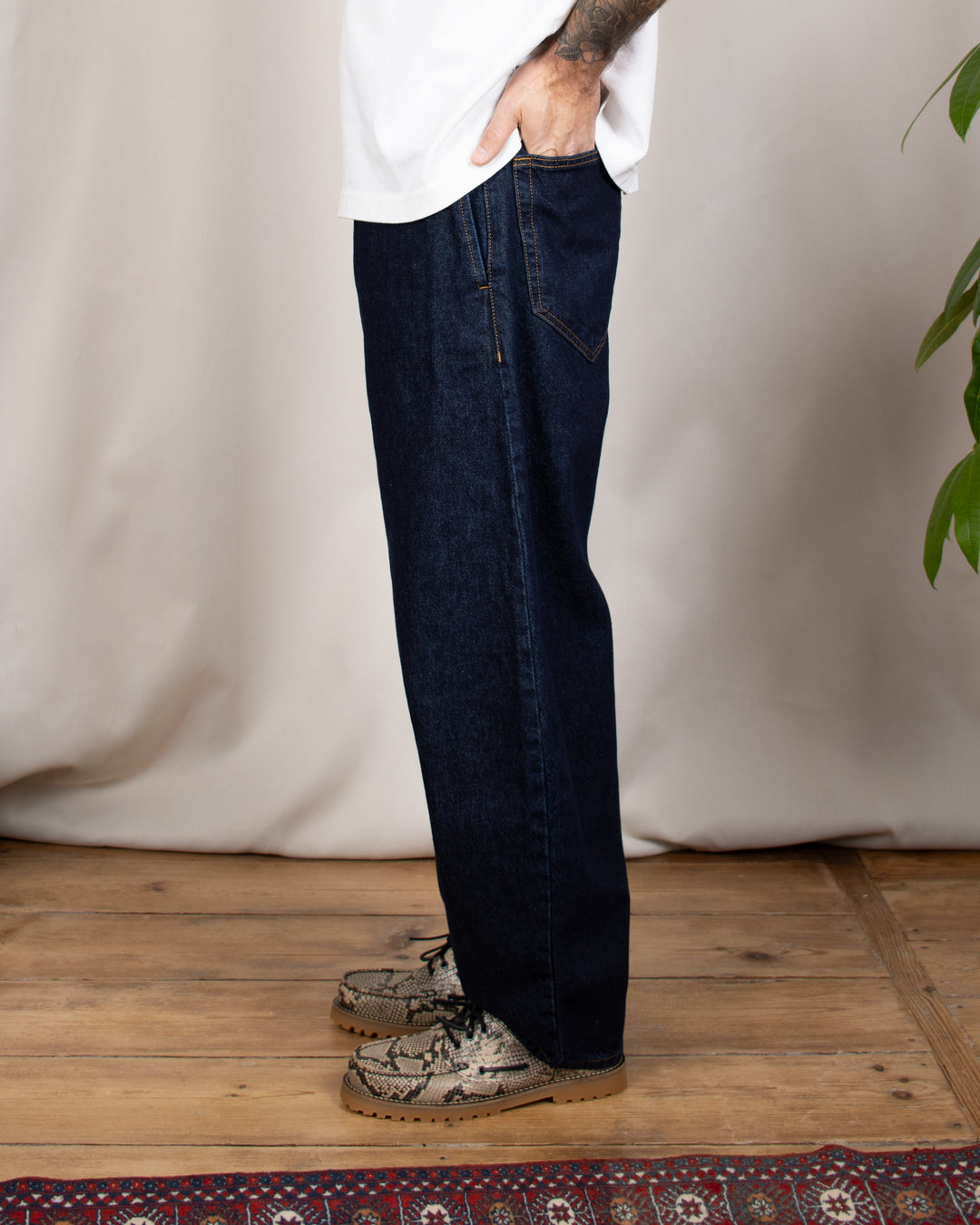 Balloon Jeans Blu Raw