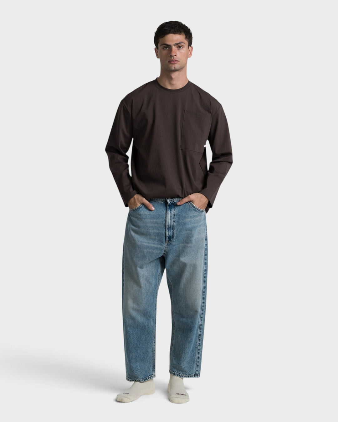 Japan Square Pocket Jeans Marble Ice