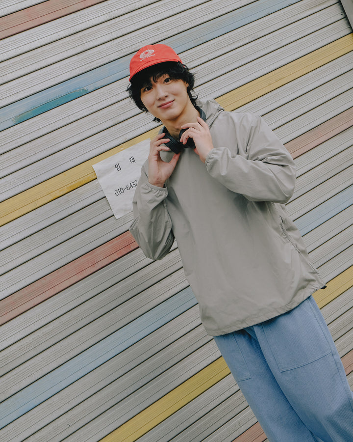 Ripstop Snap Hoodie Light Khaki