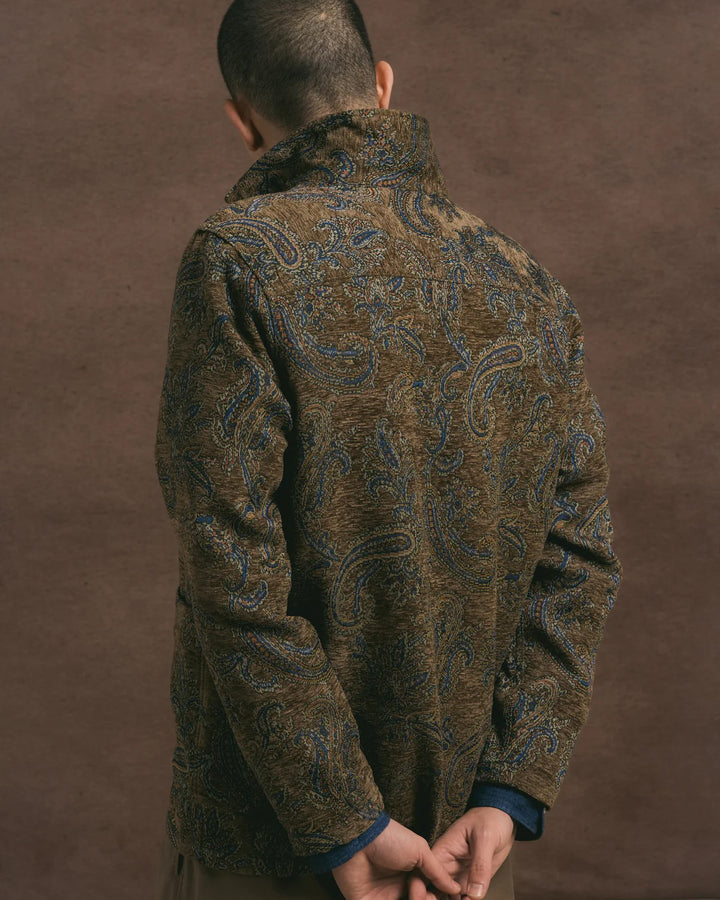 Ormiston Jacket in Olive Paisley Jacquard