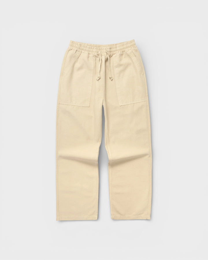 Canvas Chef Pants Pale Khaki