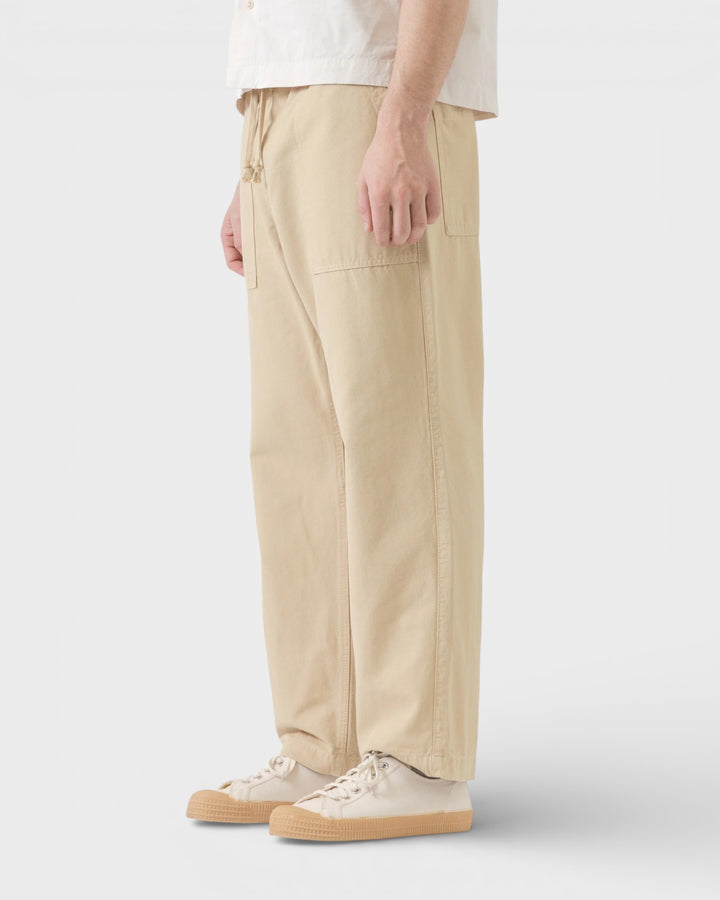 Canvas Chef Pants Pale Khaki