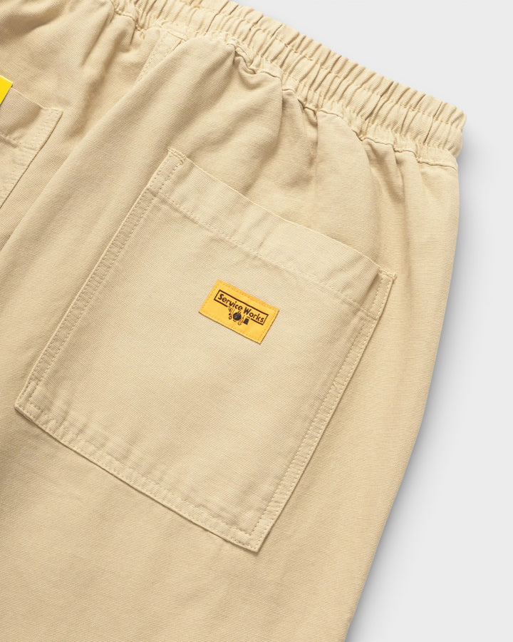 Canvas Chef Pants Pale Khaki