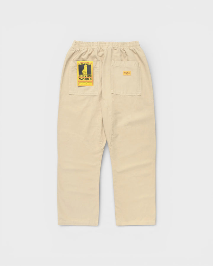 Canvas Chef Pants Pale Khaki