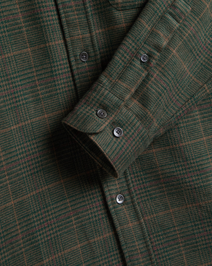 Lake Flannel Shirt Green