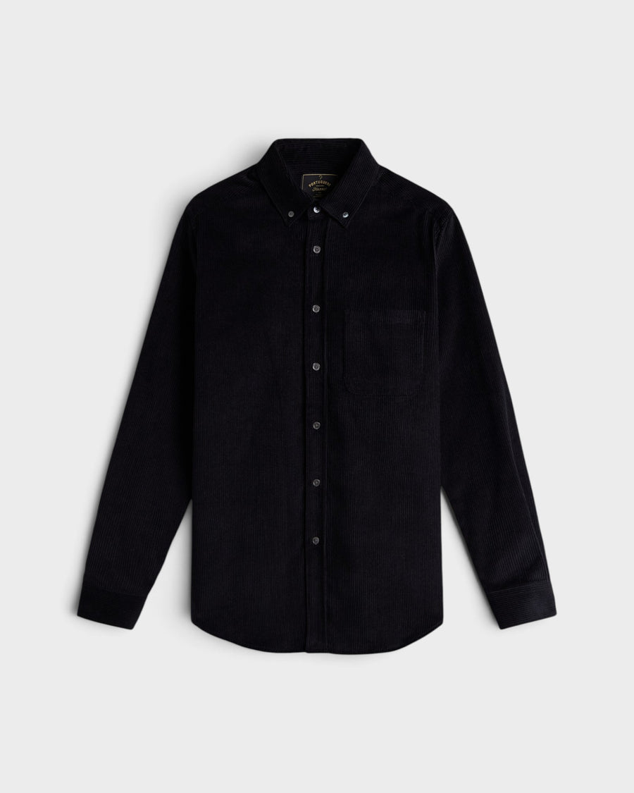 Lobo Corduroy Shirt Black