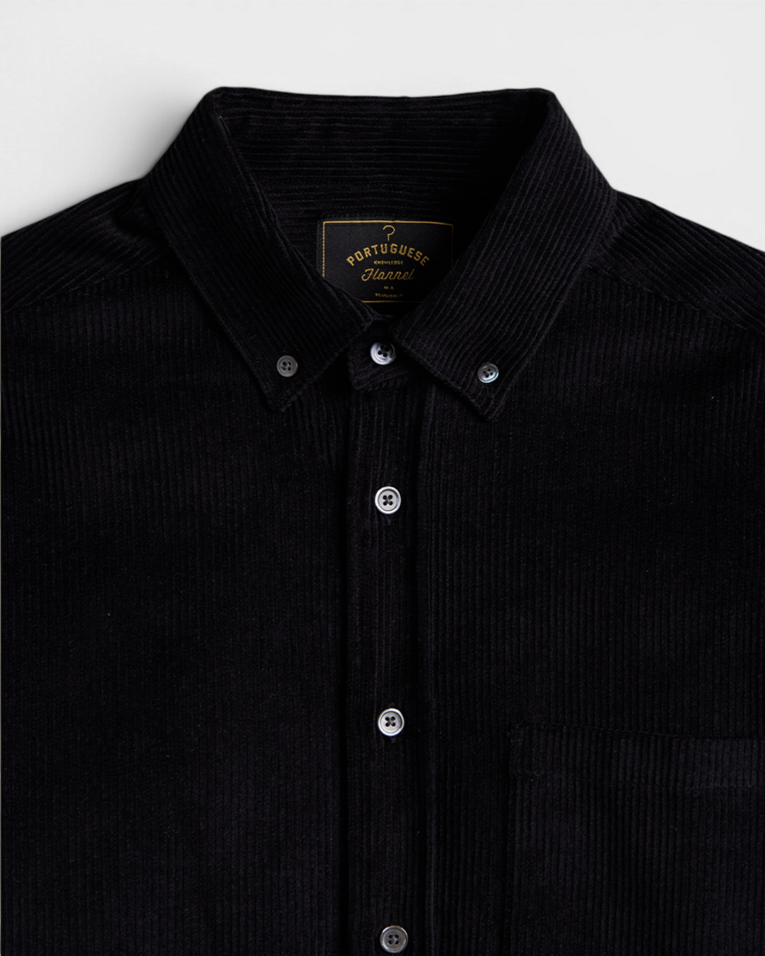 Lobo Corduroy Shirt Black