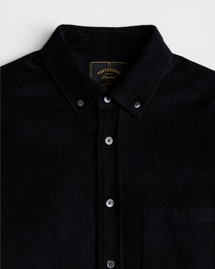 Lobo Corduroy Shirt Black