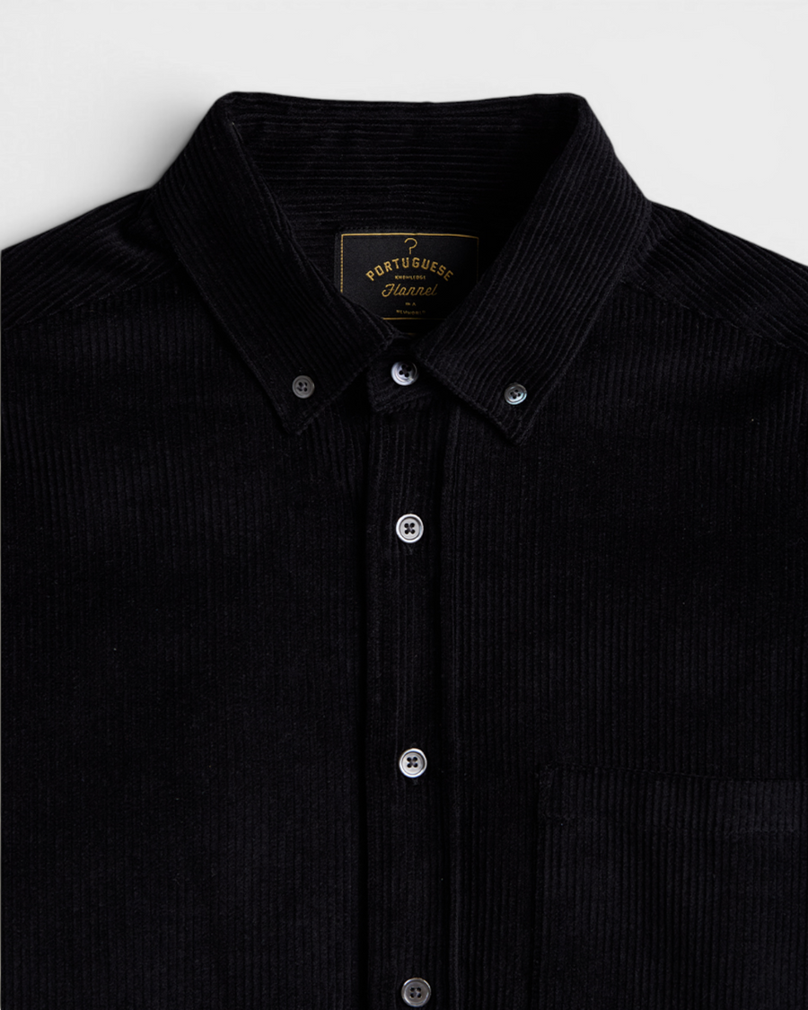 Lobo Corduroy Shirt Black