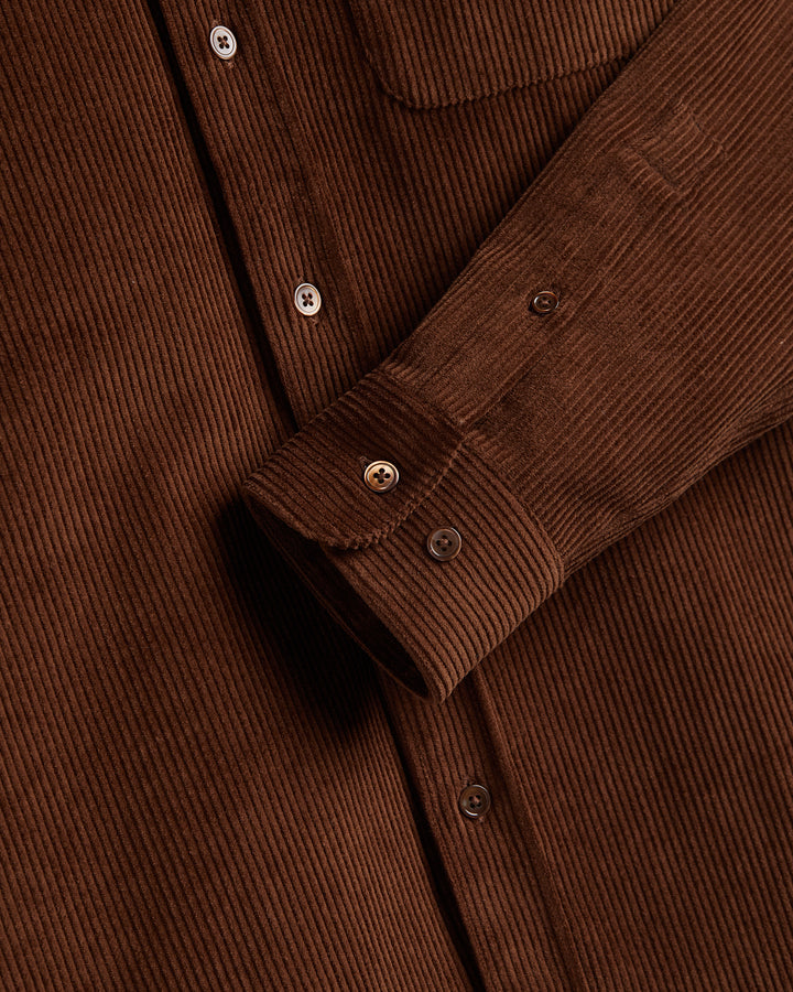 Lobo Corduroy Shirt Brown