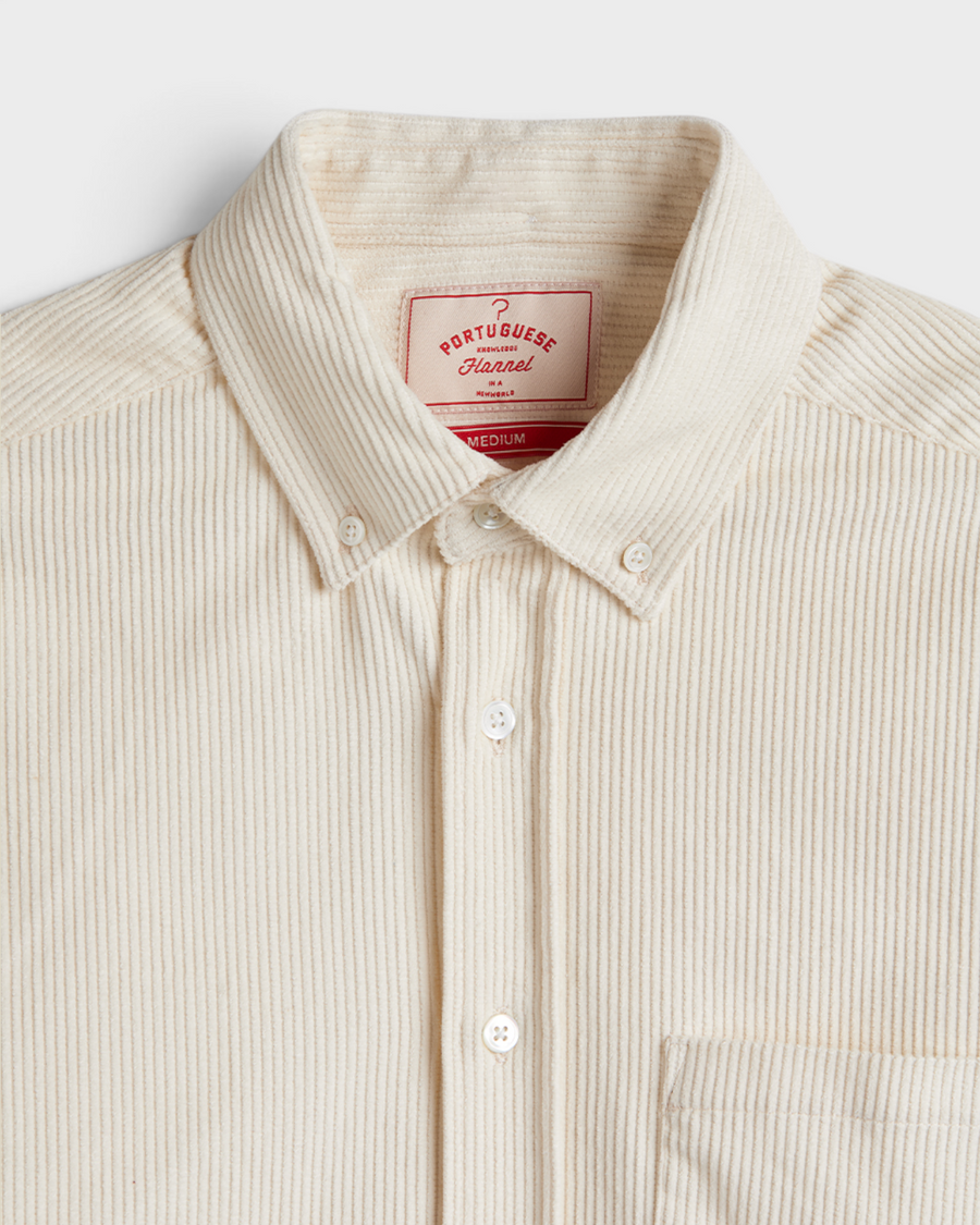 Lobo Corduroy Shirt Ecru