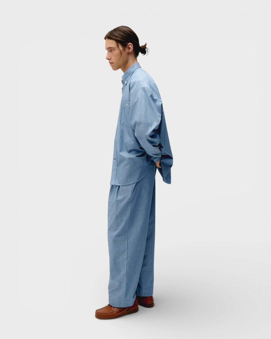 Smart Pants Cotton Light Indigo